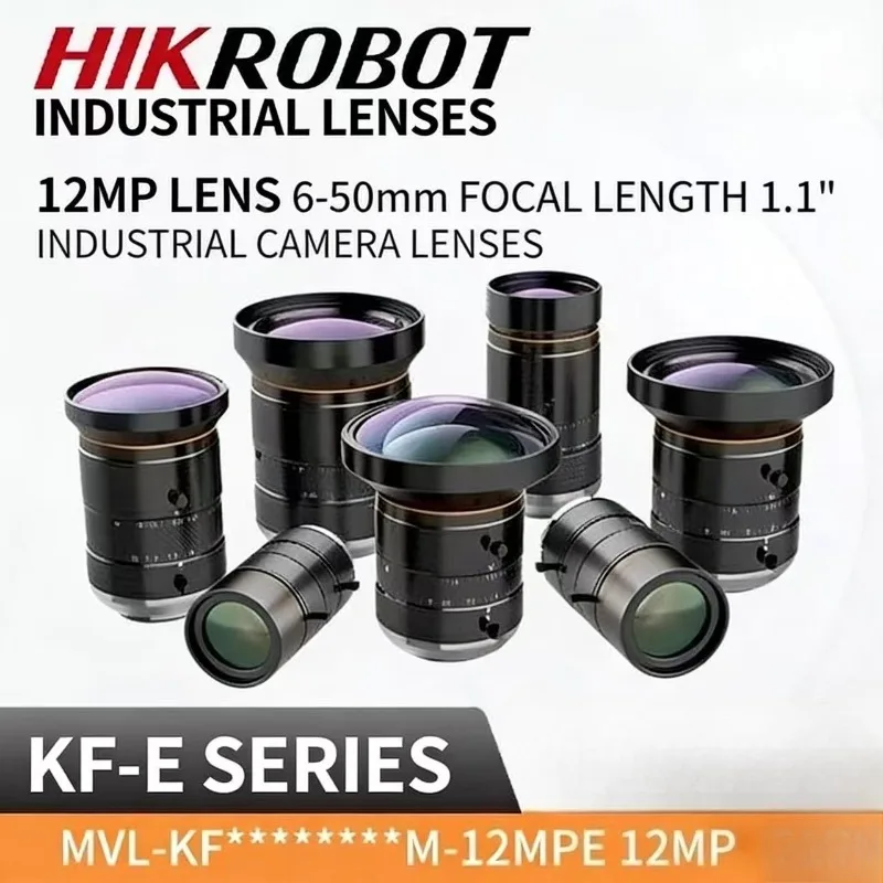 HIKROBOT KF-E Series 12 Million Pixel Lens MVL-KF0618M-12MPE MVL-KF0814M-12MPE MVL-KF1228M-12MPE MVL-KF1628M-12MPE
HIKROBOT KF-E Series 12 Million Pixel Lens MVL-KF0618M-12MPE MVL-KF0814M-12MPE MVL-KF1228M-12MPE MVL-KF1628M-12MPE