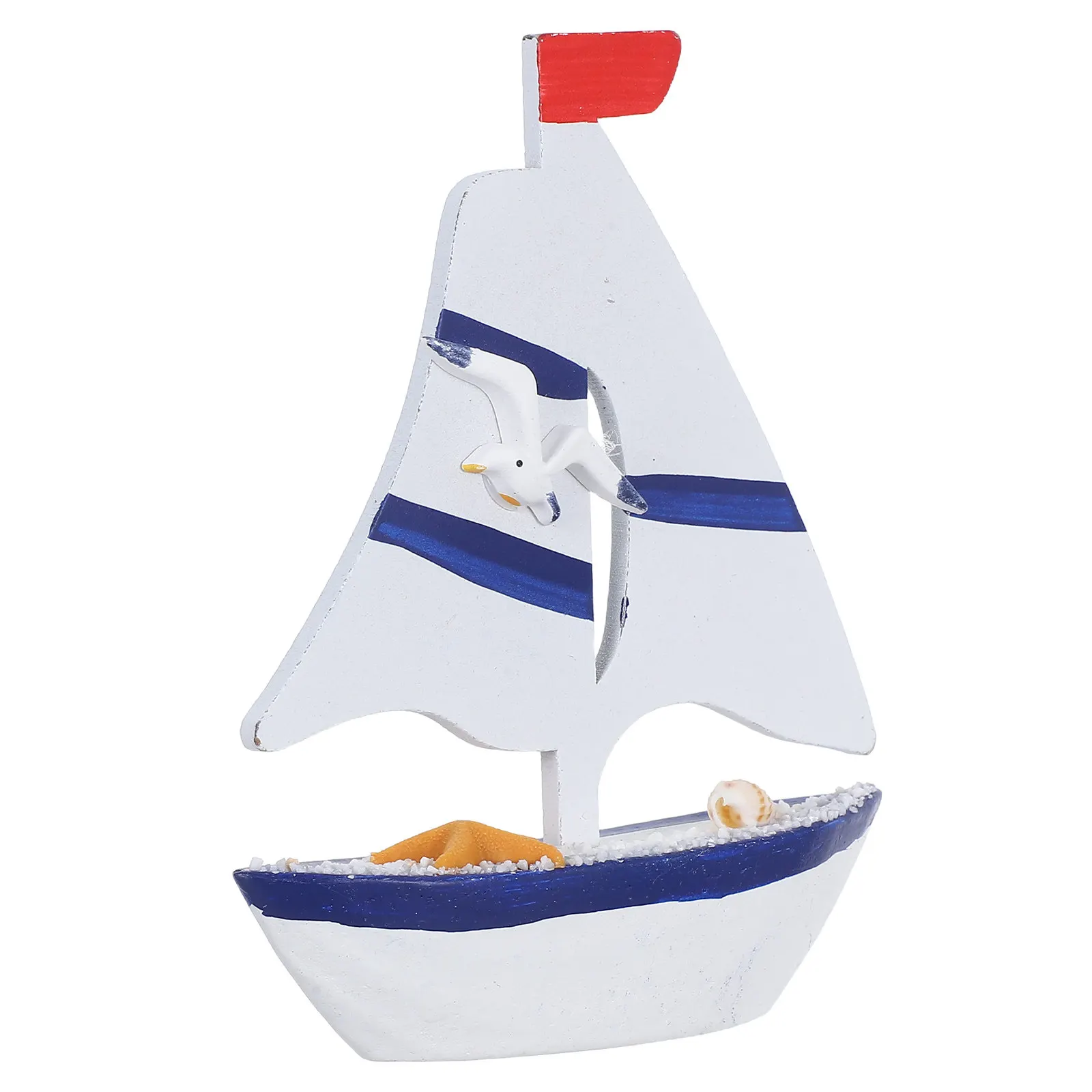 Mini Wooden Mediterranean Sailboat Decoration Nautical Desktop Ornament Compact Wood Sailing Boat Creative Home Office Nursery
Mini Wooden Mediterranean Sailboat Decoration Nautical Desktop Ornament Compact Wood Sailing Boat Creative Home Office Nursery