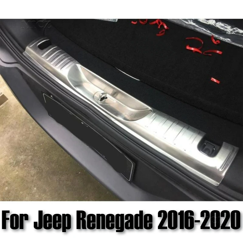 For Jeep Renegade 2016-2020 Car Styling Stainless Steel Rear Bumper Protector Sill Trunk Tread Plate Trim
For Jeep Renegade 2016-2020 Car Styling Stainless Steel Rear Bumper Protector Sill Trunk Tread Plate Trim