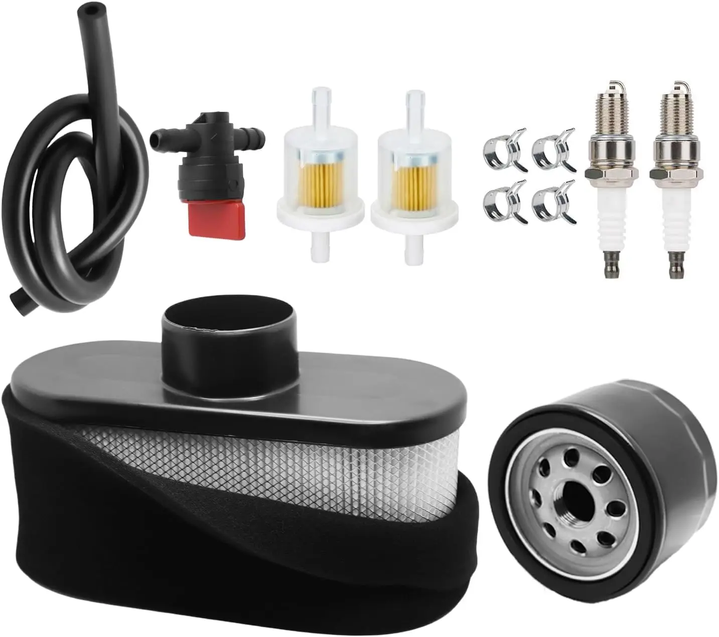 Tune Up Kit for Husqvarna Z254F Parts, Oil Filter Air Filter for Husqvarna Zero Turn Lawn Mower.Gravely Oil Filter for Kawasaki
Tune Up Kit for Husqvarna Z254F Parts, Oil Filter Air Filter for Husqvarna Zero Turn Lawn Mower.Gravely Oil Filter for Kawasaki