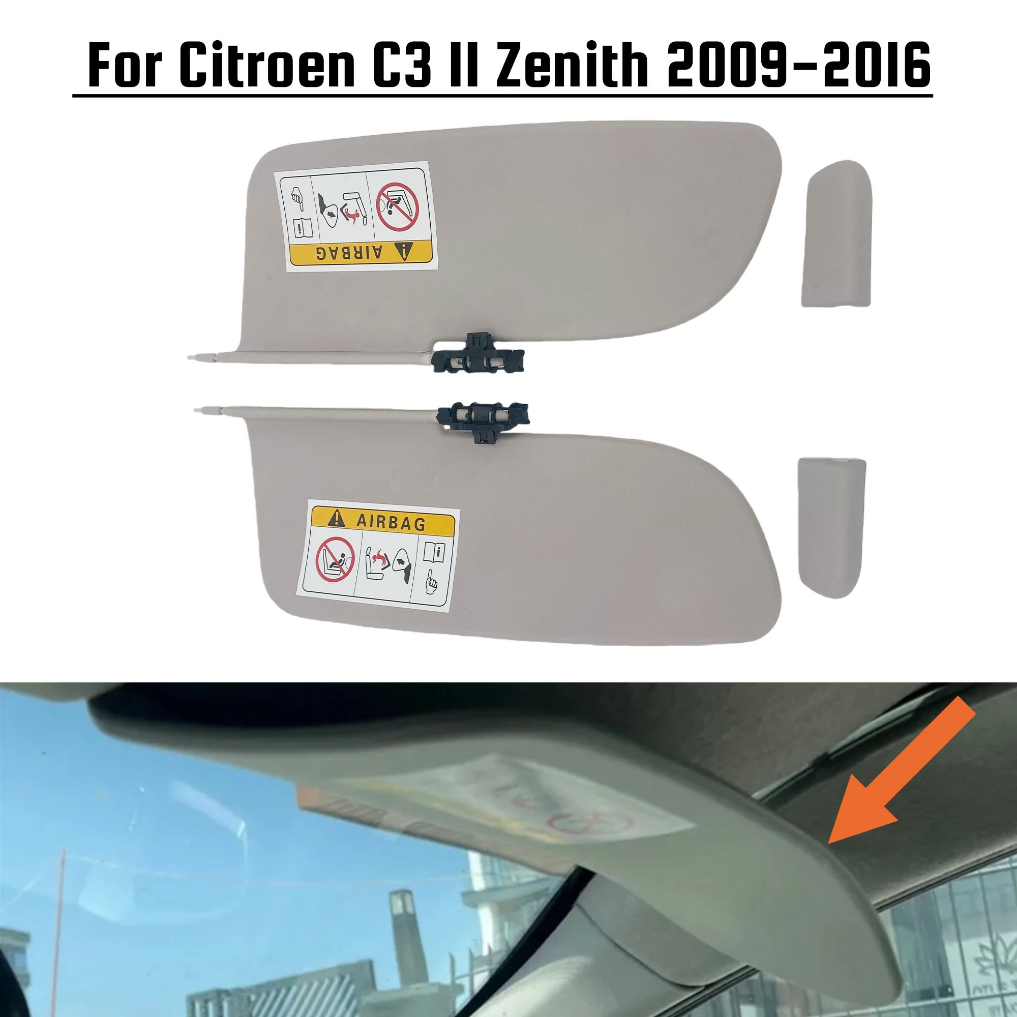Car Sun Visor Inside Sunshade For Citroen C3 II Zenith 2009-2016 Left Driver Sun Shade Right Front Sunvisor 1613251480 816381
Car Sun Visor Inside Sunshade For Citroen C3 II Zenith 2009-2016 Left Driver Sun Shade Right Front Sunvisor 1613251480 816381