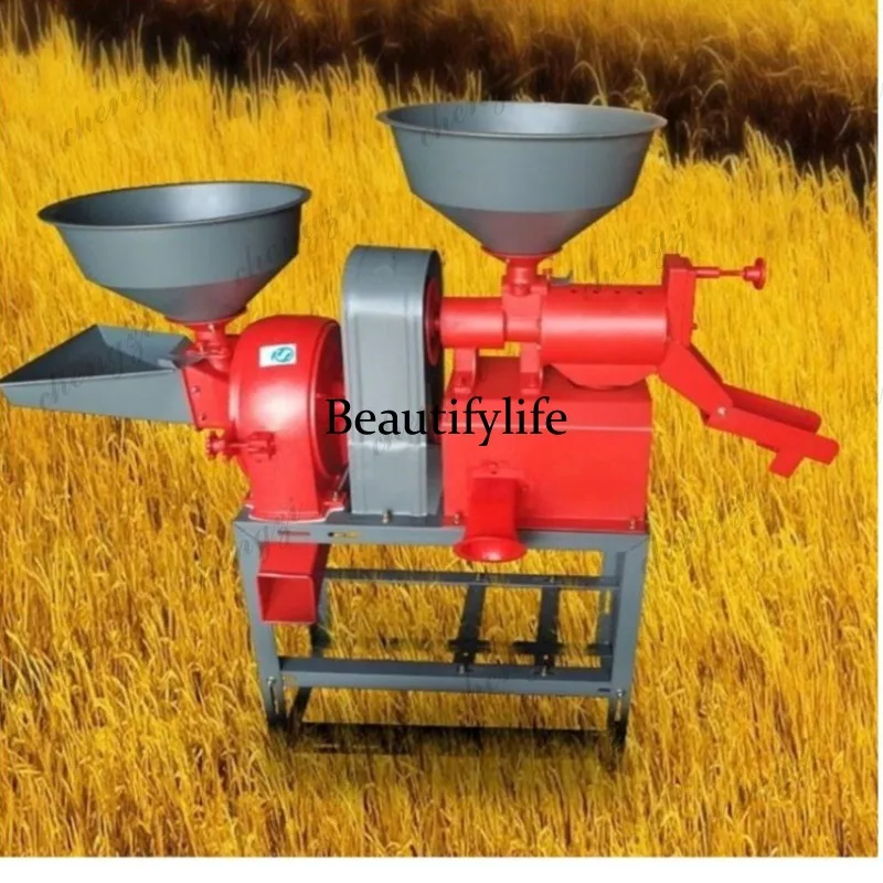 Clean peeling machine Small paddy household rice milling machine, agricultural peeling and threshing machine
Clean peeling machine Small paddy household rice milling machine, agricultural peeling and threshing machine
