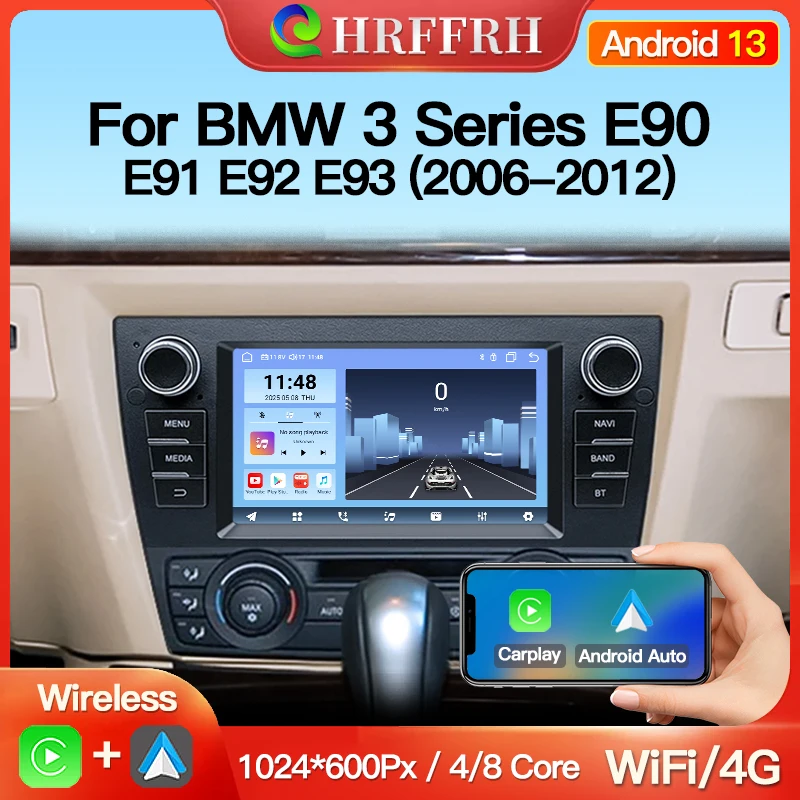For BMW 3 Series E90 E91 E92 E93 2006-2012 Android Car Radio GPS Multimedia Player Auto Carplay Wifi 4G Bluetooth 8Core Stereo
For BMW 3 Series E90 E91 E92 E93 2006-2012 Android Car Radio GPS Multimedia Player Auto Carplay Wifi 4G Bluetooth 8Core Stereo