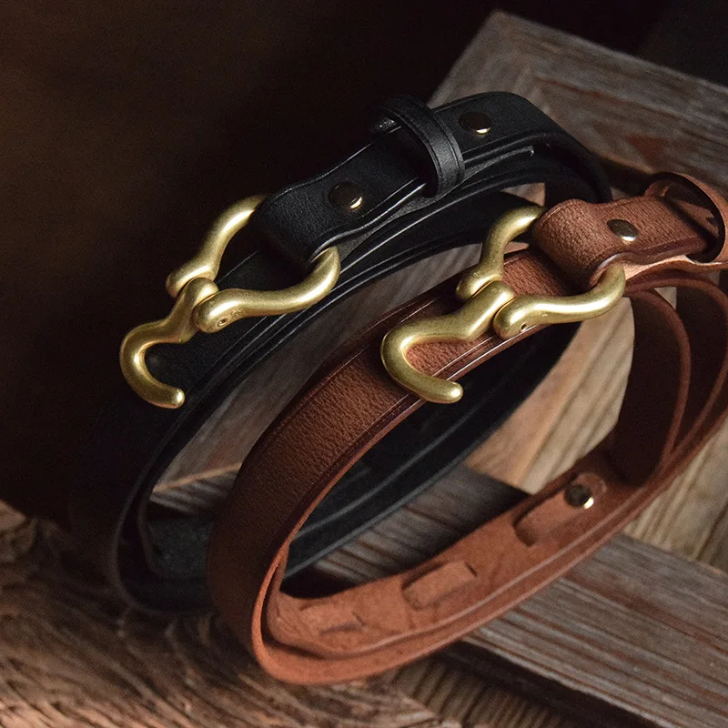 Женский ремень ручной работы из воловьей кожи в американском стиле ретро с медной пряжкой и крючком, женский ремень из натуральной кожи, индивидуальные нишевые трендовые ремни
Женский ремень ручной работы из воловьей кожи в американском стиле ретро с медной пряжкой и крючком, женский ремень из натуральной кожи, индивидуальные нишевые трендовые ремни