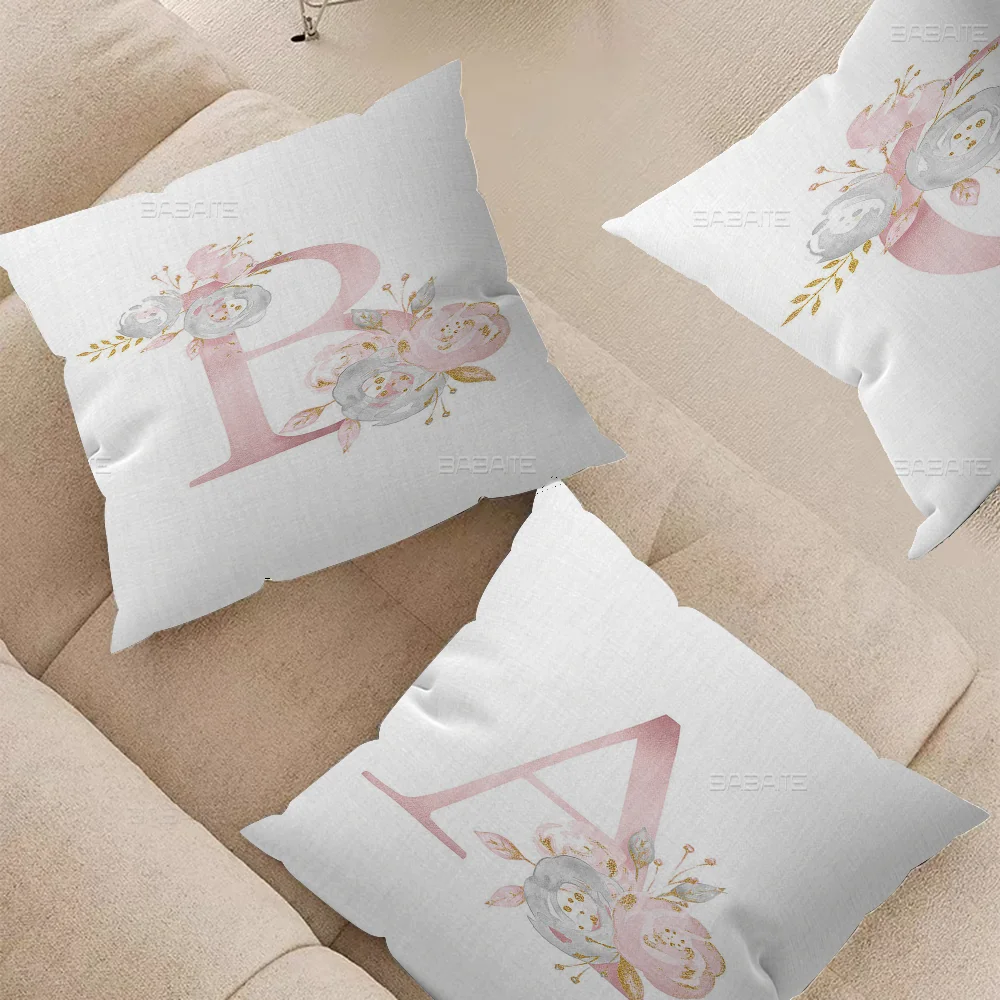 Flower Pink Letters Art Pillow Covers Cartoon Sofa Decorative Home Double-sided Printing Short Plush Cute Cushion Cover
Flower Pink Letters Art Pillow Covers Cartoon Sofa Decorative Home Double-sided Printing Short Plush Cute Cushion Cover