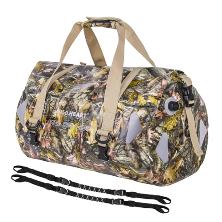 WILD HEART Waterproof Motorcycle Duffel Bag PVC500D Double-bottom With Rope Straps and Inner Pocket for Kayaking, Camping, Boat
WILD HEART Waterproof Motorcycle Duffel Bag PVC500D Double-bottom With Rope Straps and Inner Pocket for Kayaking, Camping, Boat