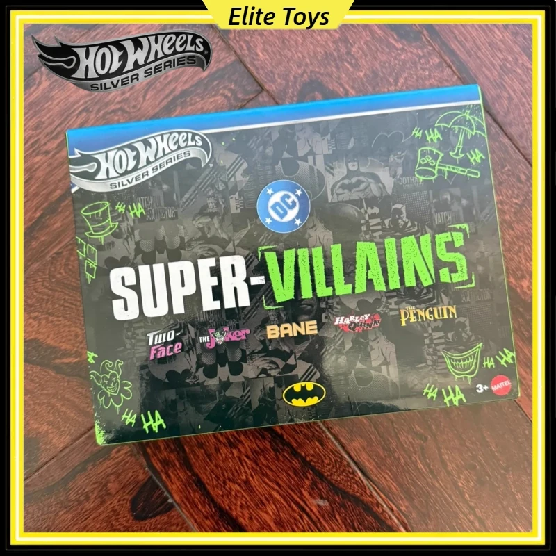 Hot Wheels New DC Batman Super Villains 5-Pack Alloy Die-Cast Cars Silver Series Collectible Display Set For Collectors Gift
Hot Wheels New DC Batman Super Villains 5-Pack Alloy Die-Cast Cars Silver Series Collectible Display Set For Collectors Gift