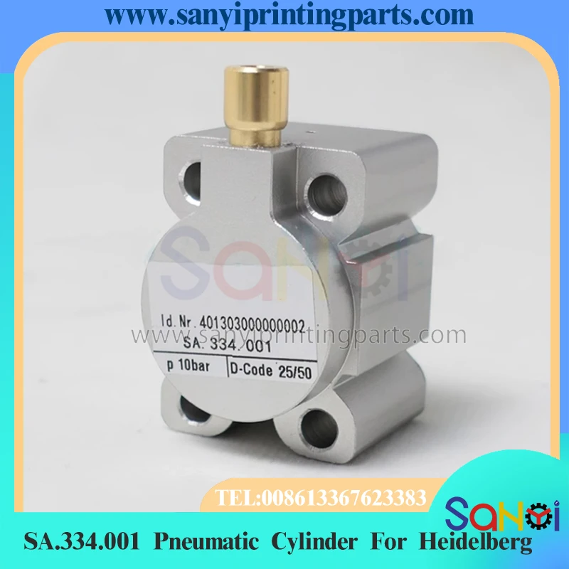 Пневматический цилиндр Heidelberg SA.334.001 для деталей печатной машины SM102 CD102 PM74 SM74 
Пневматический цилиндр Heidelberg SA.334.001 для деталей печатной машины SM102 CD102 PM74 SM74