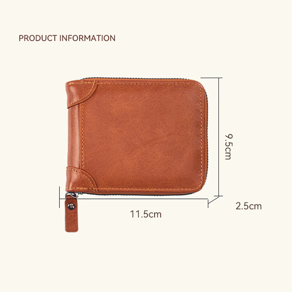 Vintage Men's Wallet PU Leather Purse for Men with Coin Pocket Short Small Unisex Card Holder Wallets Zipper Money Coin Purse
Vintage Men's Wallet PU Leather Purse for Men with Coin Pocket Short Small Unisex Card Holder Wallets Zipper Money Coin Purse