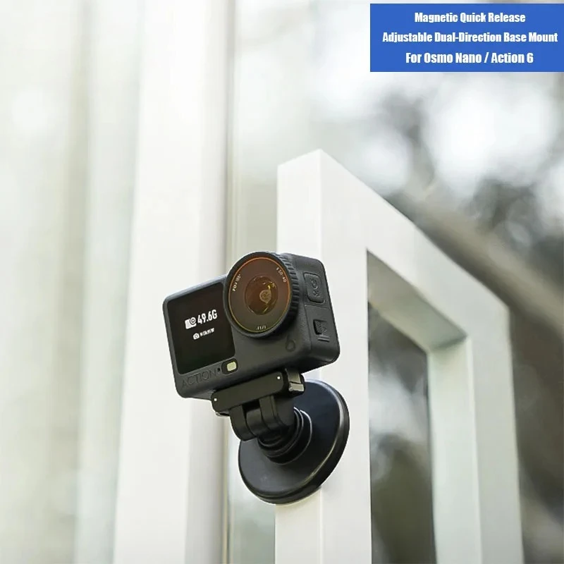 LS Magnetic Quick Release Base for DJI Osmo Nano/Action 6 180° Rotation Bidirectional Adjustable Mount Action Camera
LS Magnetic Quick Release Base for DJI Osmo Nano/Action 6 180° Rotation Bidirectional Adjustable Mount Action Camera