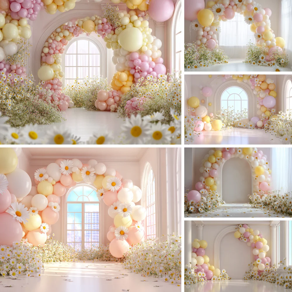 Photography Backdrop Pink Flower Balloon Decor for Princess Newborn Birthday Party Arch Door Cake Smash Background Prop
Photography Backdrop Pink Flower Balloon Decor for Princess Newborn Birthday Party Arch Door Cake Smash Background Prop