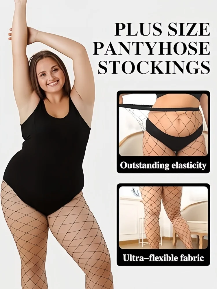 4 Pairs Plus Size Fishnets Tights Sexy Black Fishnet Pantyhose Stockings Cross Mesh Tights Thigh High Stockings
4 Pairs Plus Size Fishnets Tights Sexy Black Fishnet Pantyhose Stockings Cross Mesh Tights Thigh High Stockings
