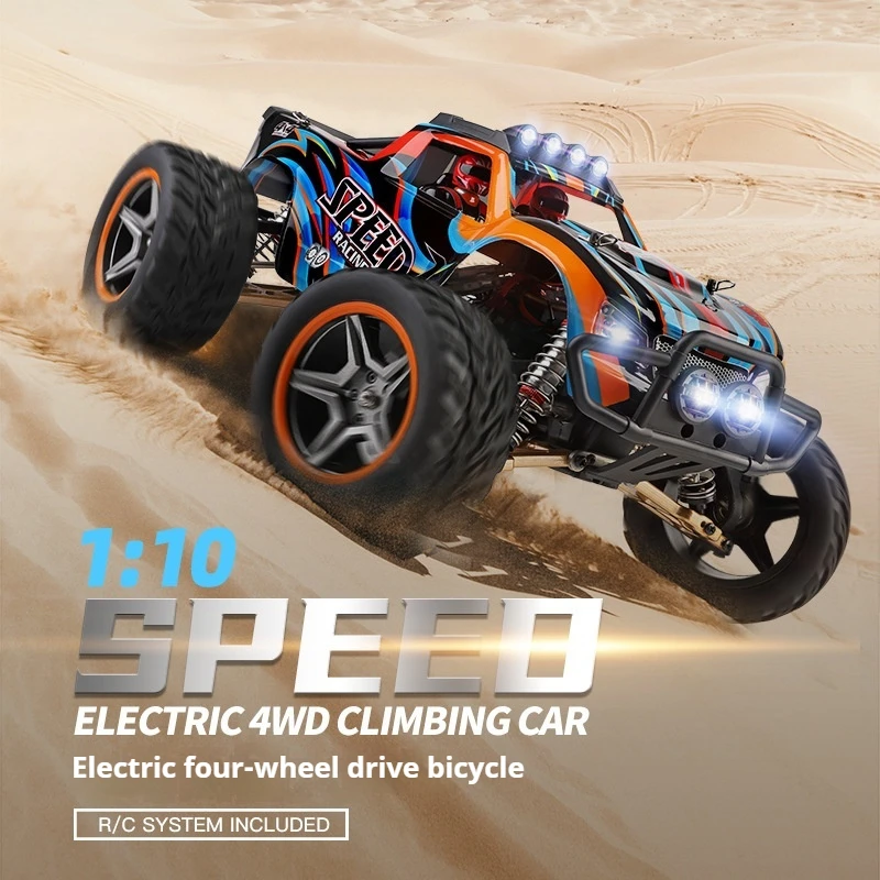 WLtoys 104009 1/10 Monster Truck 45KM/H 4WD Alloy Electric 4x4 Large Remote Control Car Drift Offroad 2.4G LED Light Toys Rc Car
WLtoys 104009 1/10 Monster Truck 45KM/H 4WD Alloy Electric 4x4 Large Remote Control Car Drift Offroad 2.4G LED Light Toys Rc Car