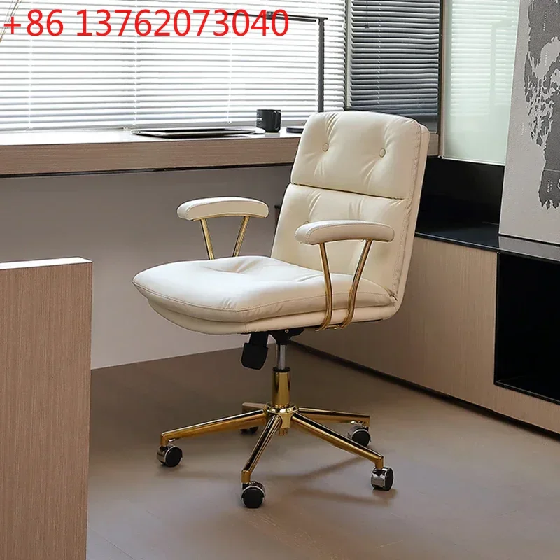 Light Luxury Computer Chair Office Home Comfort Sedentary Office Chair Bedroom Vanity Salon Furniture Silla Escritorio
Light Luxury Computer Chair Office Home Comfort Sedentary Office Chair Bedroom Vanity Salon Furniture Silla Escritorio