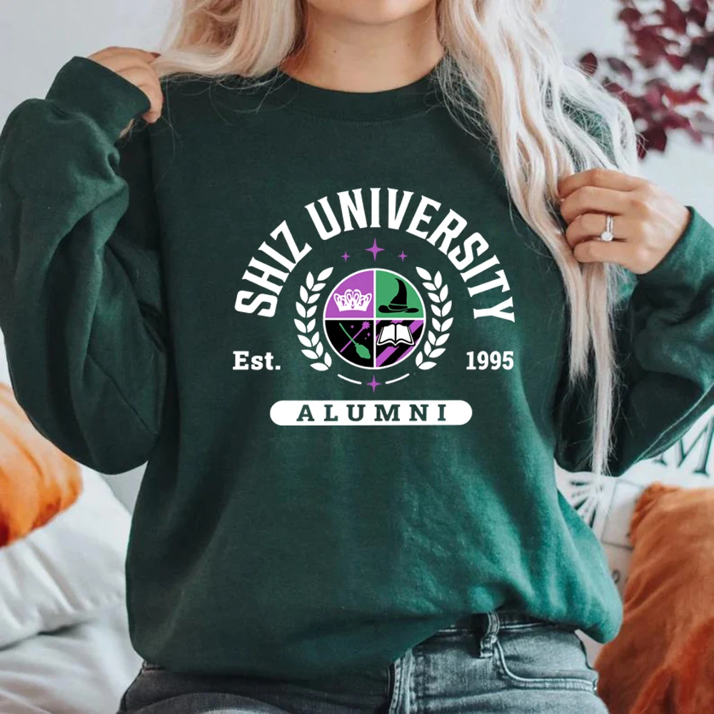 Shiz University Sweatshirt Wicked Inspired College Sweater Women Long Sleeve Crewneck Sweatshirts Harajuku Pullover Streetwear
Shiz University Sweatshirt Wicked Inspired College Sweater Women Long Sleeve Crewneck Sweatshirts Harajuku Pullover Streetwear