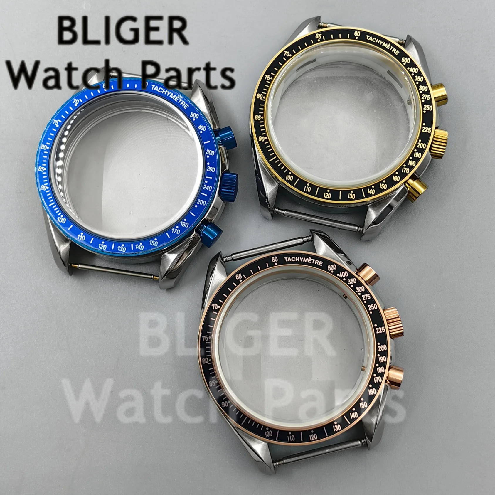 VK63 Chronograph Case 40mm Two Tone Gold /Rose Gold/Blue Watch Case Fit VK63 VK63A VK64 Quartz Movement Watch Accessories Parts
VK63 Chronograph Case 40mm Two Tone Gold /Rose Gold/Blue Watch Case Fit VK63 VK63A VK64 Quartz Movement Watch Accessories Parts