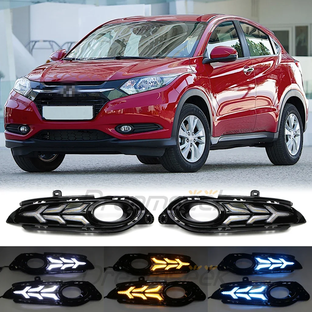 3 Color LED DRL for Honda Vezel HR-V 2014 2015 2016 2017 2018 Daytime Running Light with Turn Signal
3 Color LED DRL for Honda Vezel HR-V 2014 2015 2016 2017 2018 Daytime Running Light with Turn Signal