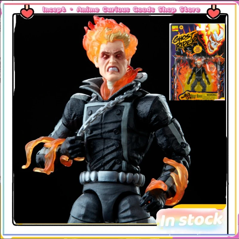 【In Stock】Hasbro MarvelLegends Ghost Rider Johnny Action Figure Anime Model Toy Birthday Gift Fans Love Collection Gift
【In Stock】Hasbro MarvelLegends Ghost Rider Johnny Action Figure Anime Model Toy Birthday Gift Fans Love Collection Gift