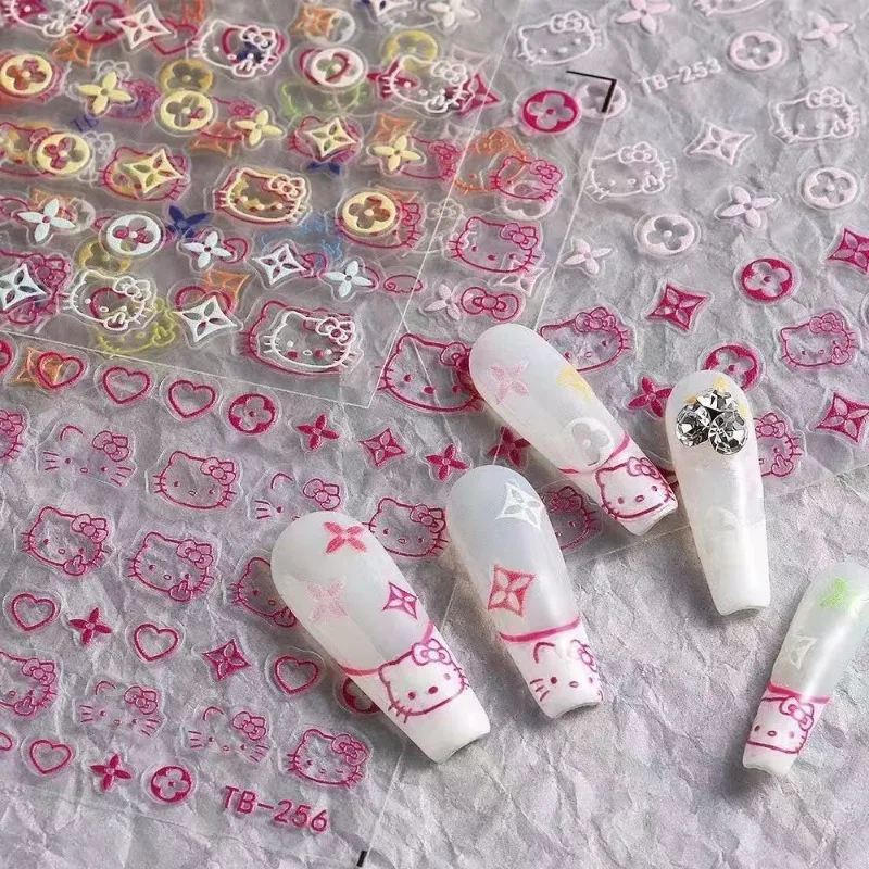 Hello Kitty Nail Stickers Cute Cartoon Creativity Sticker Fashion Exquisite Personality Ornament Children's Gift
Hello Kitty Nail Stickers Cute Cartoon Creativity Sticker Fashion Exquisite Personality Ornament Children's Gift