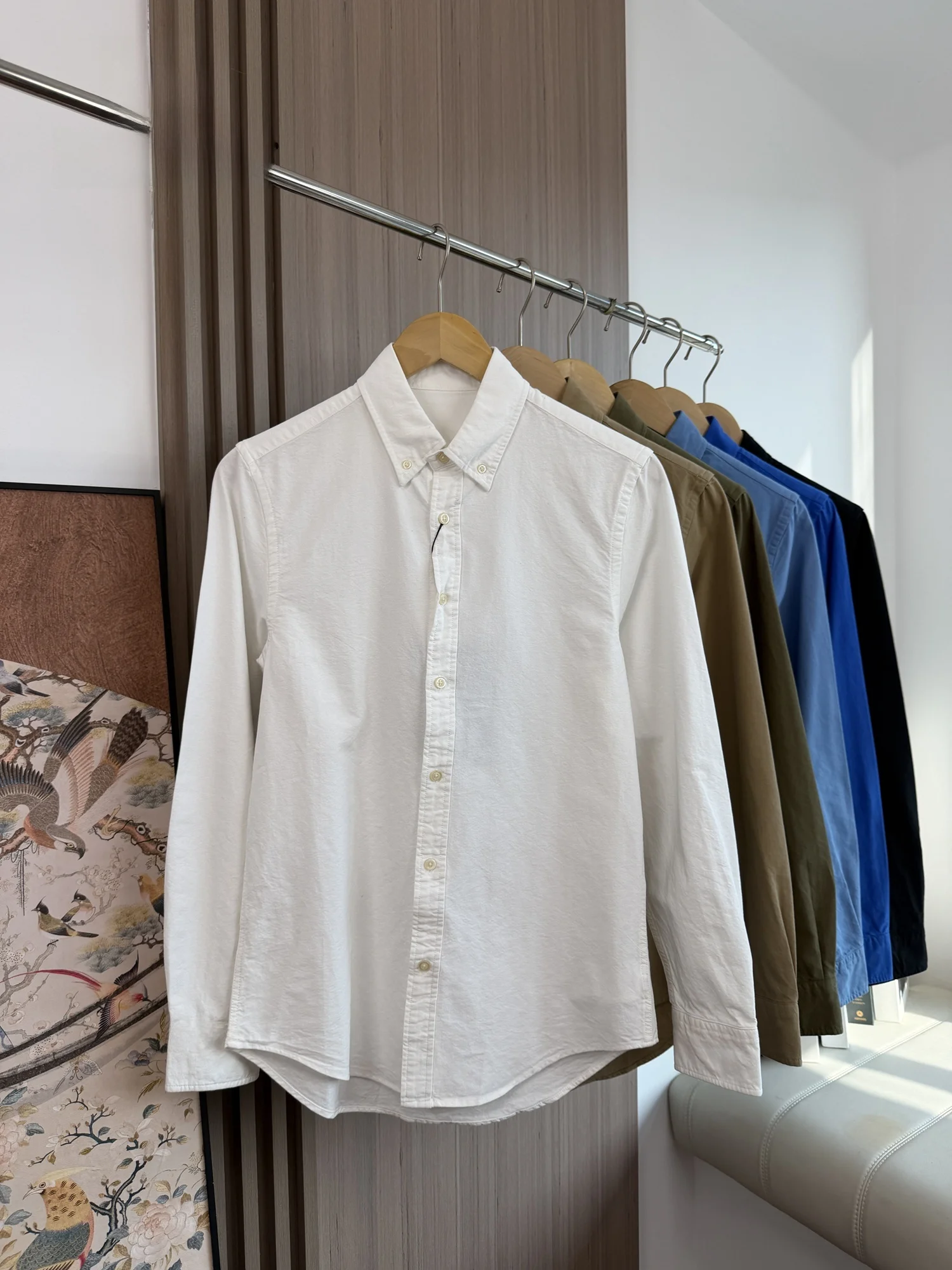 Versatile Oxford Fabric Long Sleeve Casual Shirt for Men And Women Spring Summer Color Fashionable Breathable Comfortable
Versatile Oxford Fabric Long Sleeve Casual Shirt for Men And Women Spring Summer Color Fashionable Breathable Comfortable