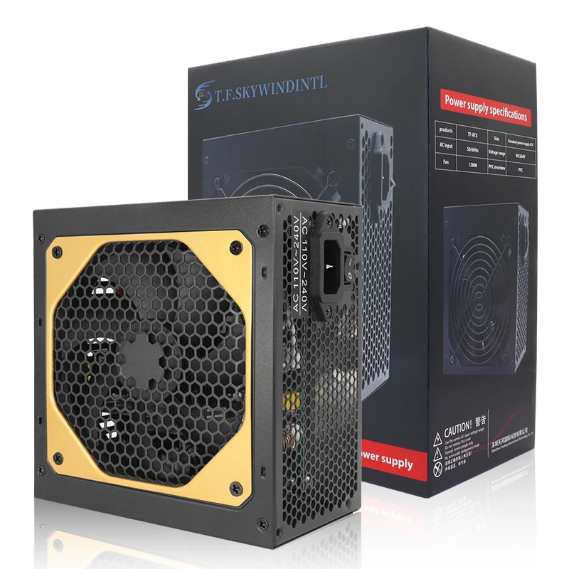 550W PC Power Supply Non-Modular ATX 12V Active PFC Silent Cooling Fan PSU 110V-220V 20+4PIN for Gaming PC Computer Power Source
550W PC Power Supply Non-Modular ATX 12V Active PFC Silent Cooling Fan PSU 110V-220V 20+4PIN for Gaming PC Computer Power Source