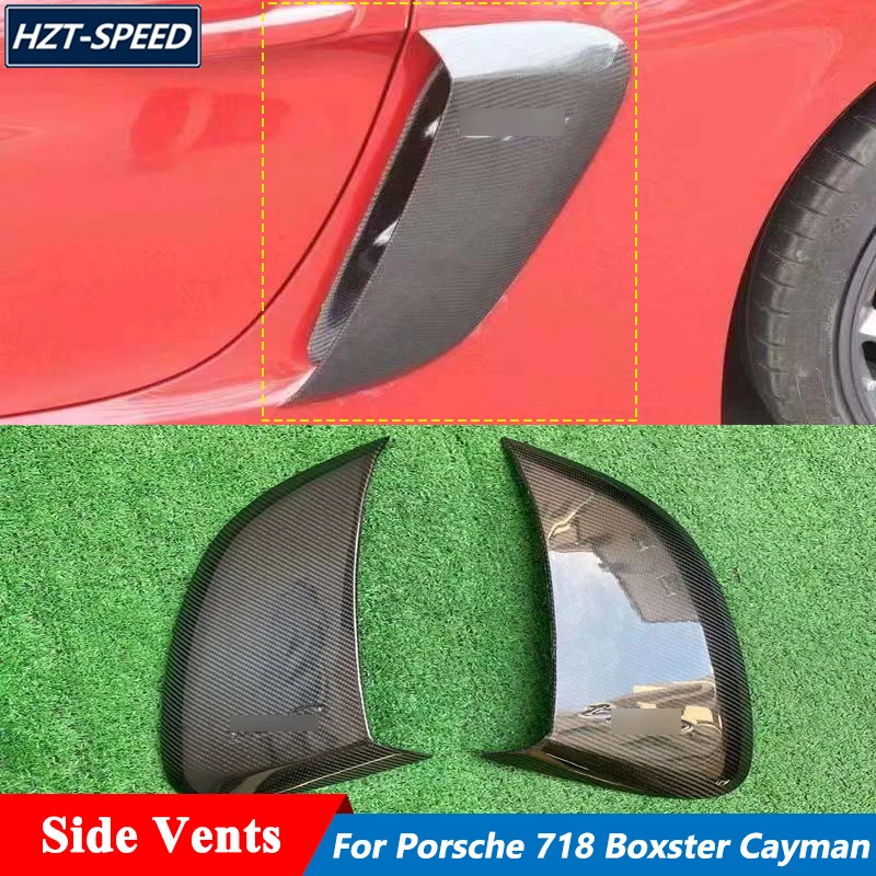 High Quality Carbon Fiber Side Air Vents Trims For Porsche 718 Boxster Cayman Tuning
High Quality Carbon Fiber Side Air Vents Trims For Porsche 718 Boxster Cayman Tuning