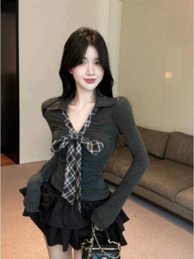 Женская футболка Ele Plaid Long Sve V-Ne Base irt, внутренняя одежда с узлом для колледжа, дышащая, удобная
Женская футболка Ele Plaid Long Sve V-Ne Base irt, внутренняя одежда с узлом для колледжа, дышащая, удобная