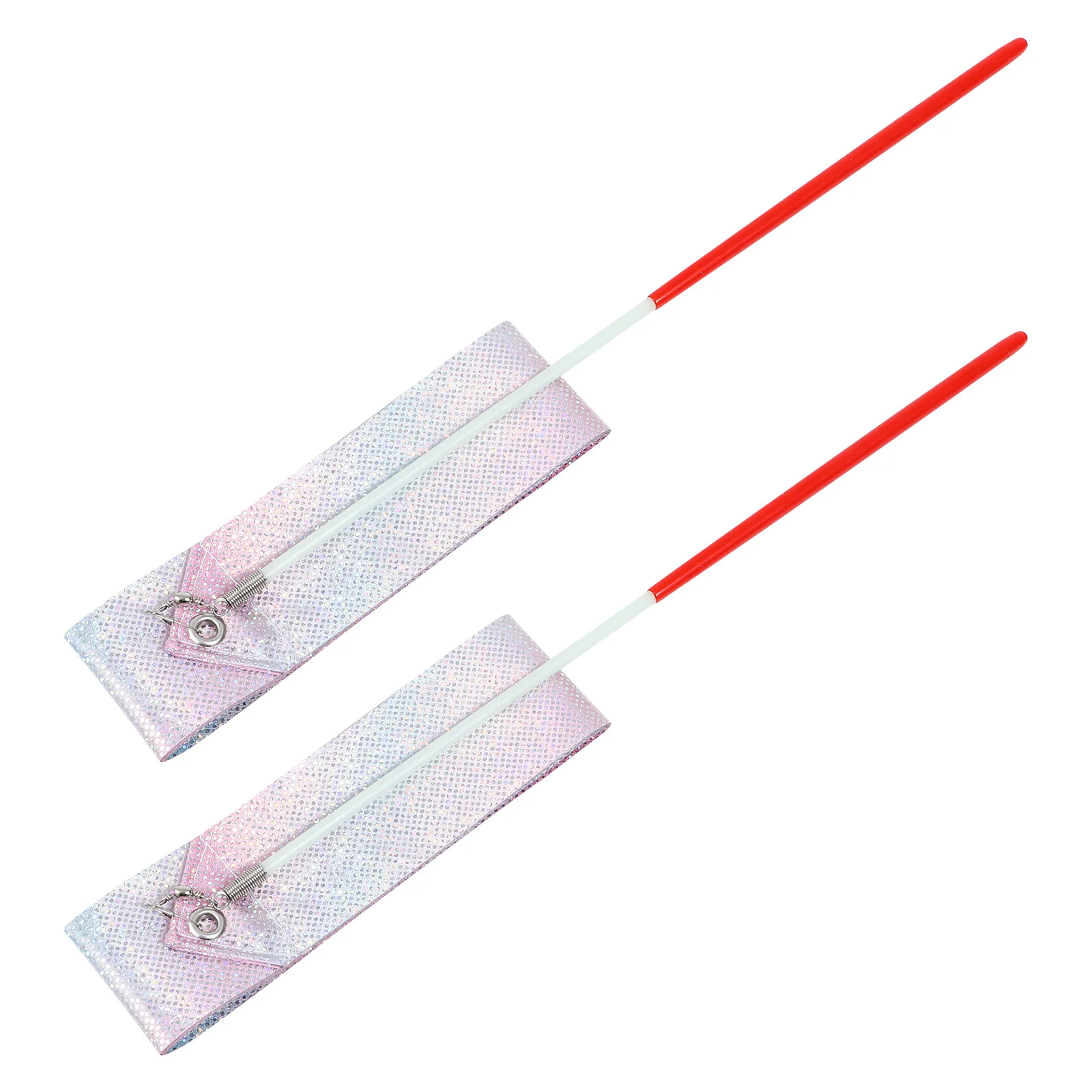 2Pcs Gymnastics Ribbon Durable Colored Performances Rhythmic Dance Streamer Gymnastics Competition Supply Ribbon 
2Pcs Gymnastics Ribbon Durable Colored Performances Rhythmic Dance Streamer Gymnastics Competition Supply Ribbon