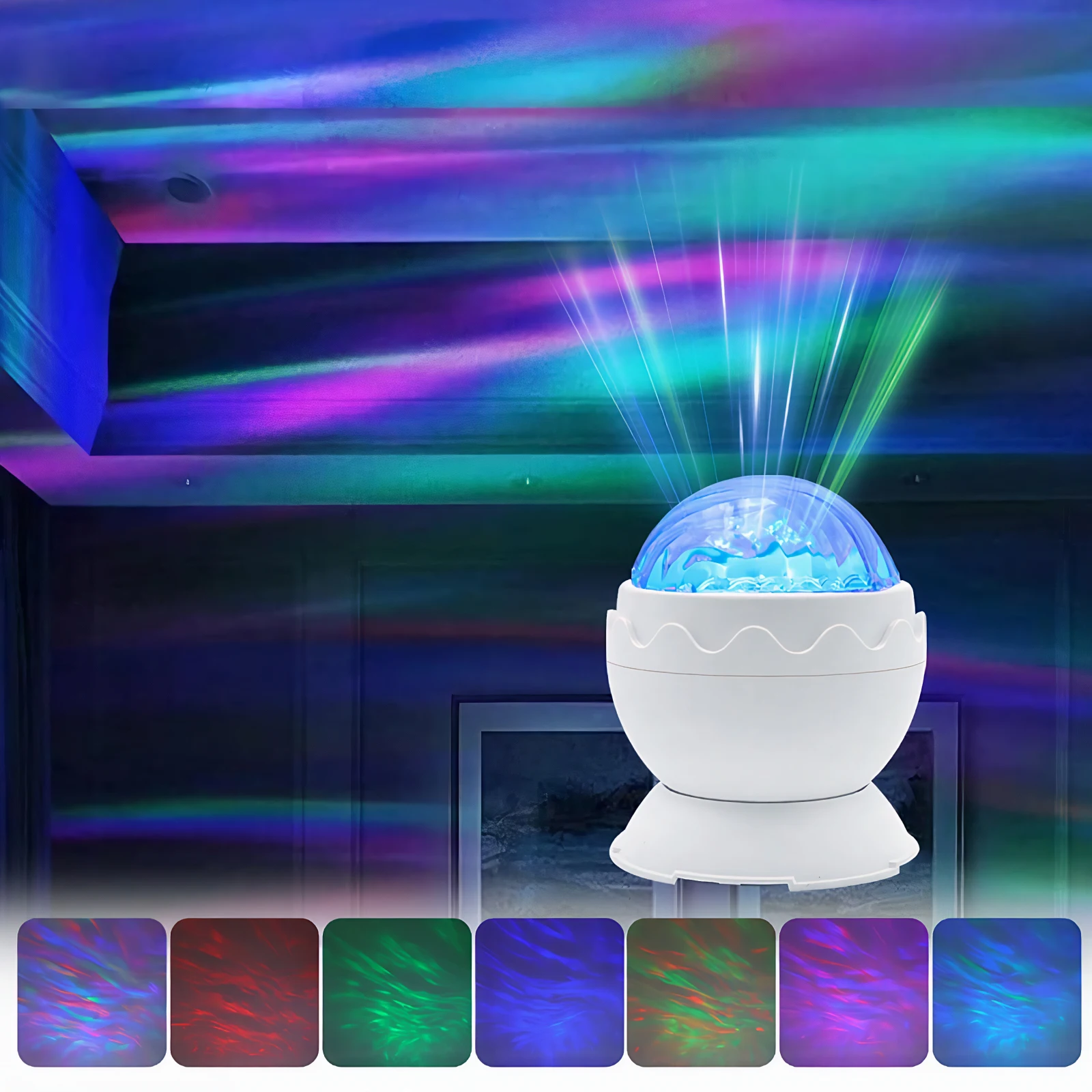 Ночник Аврора в форме яйца динозавра, окружающее освещение, 2 в 1, лампа для проектора Galaxy для спальни, гостиной, вечеринки
Ночник Аврора в форме яйца динозавра, окружающее освещение, 2 в 1, лампа для проектора Galaxy для спальни, гостиной, вечеринки