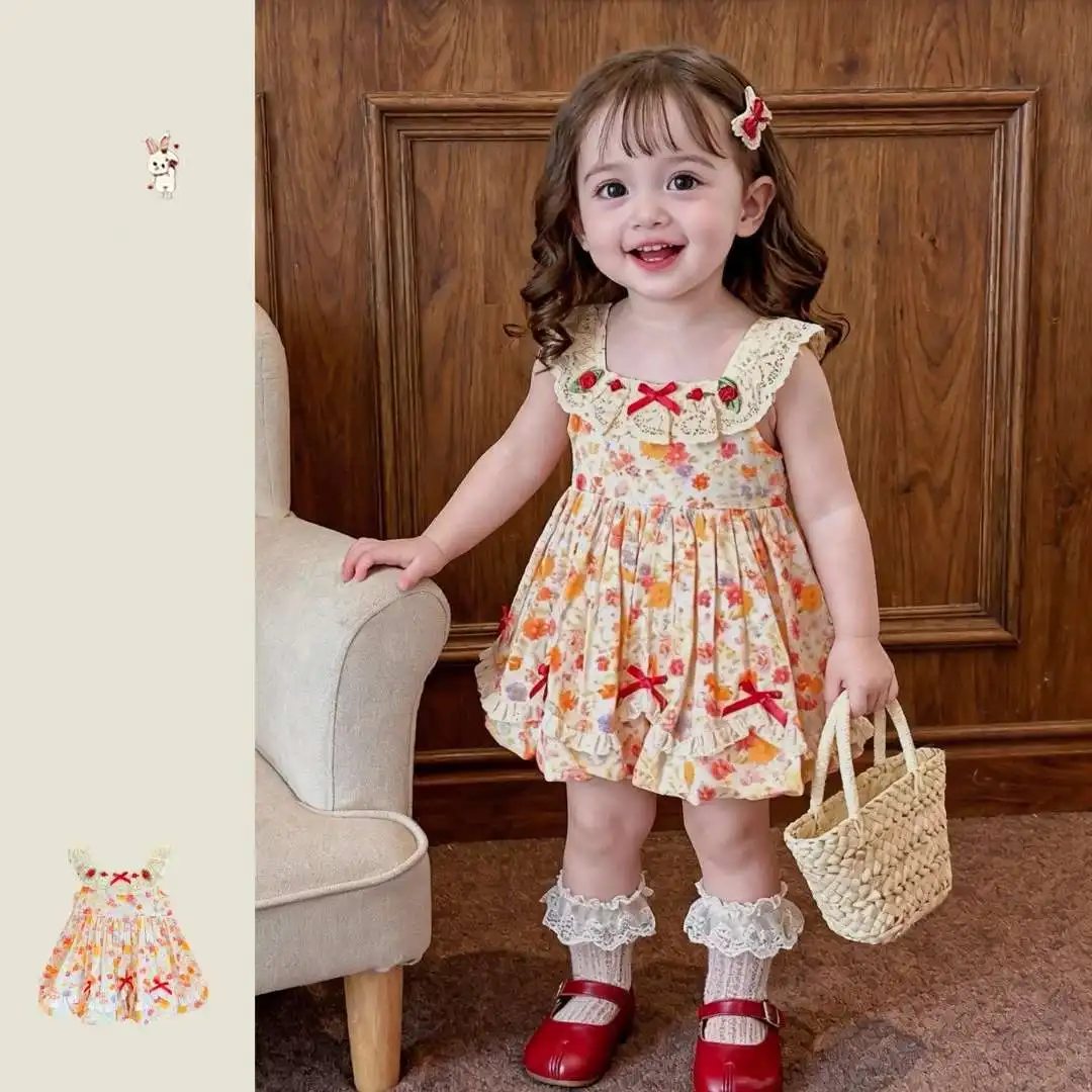 Girls' Vacation Dress Vest Dress 2026 Summer Children's Baby Floral Princess Girl Sleeveless Skirt
Girls' Vacation Dress Vest Dress 2026 Summer Children's Baby Floral Princess Girl Sleeveless Skirt
