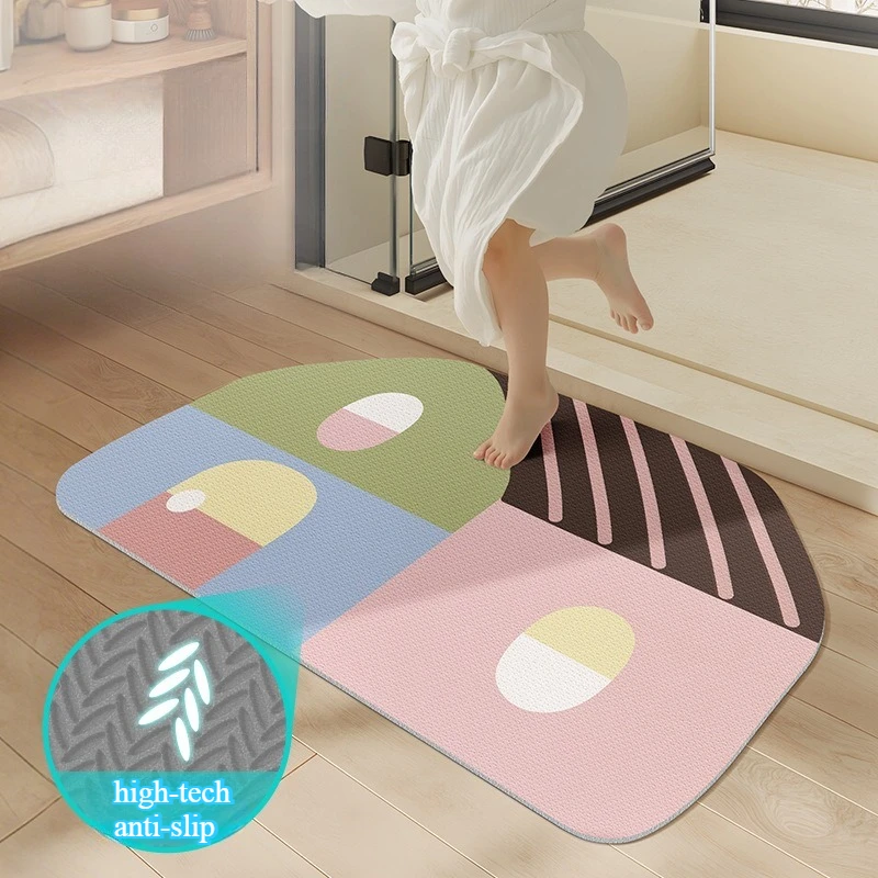 House Shape Soft Diatomite Bath Mat, Super Absorbent Quick Dry Foot Mat, Antibacterial & Anti-Mold, Wear Resistant Non-Scratch
House Shape Soft Diatomite Bath Mat, Super Absorbent Quick Dry Foot Mat, Antibacterial & Anti-Mold, Wear Resistant Non-Scratch