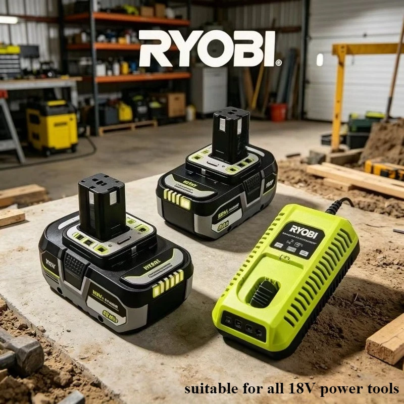 For RYOBI high-performance lithium battery with low self discharge, suitable for all 18V power tools P107 P108 P109 BPL1820
For RYOBI high-performance lithium battery with low self discharge, suitable for all 18V power tools P107 P108 P109 BPL1820