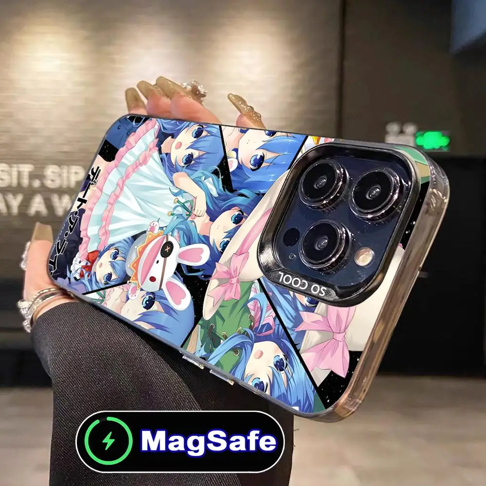 Чехол для мобильного телефона Date a Live Yoshino для iPhone 16, 15, 14, 13, 12, 11 Pro Max Plus, полупрозрачный цветной чехол MagSafe, роскошный чехол
Чехол для мобильного телефона Date a Live Yoshino для iPhone 16, 15, 14, 13, 12, 11 Pro Max Plus, полупрозрачный цветной чехол MagSafe, роскошный чехол