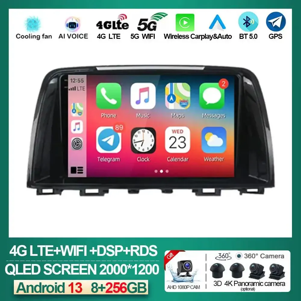 Android 13 carplay для Mazda CX 5 CX5 CX-5 2012 - 2016 автомобильное радио мультимедийный видеоплеер навигация Carplay головное устройство 2din
Android 13 carplay для Mazda CX 5 CX5 CX-5 2012 - 2016 автомобильное радио мультимедийный видеоплеер навигация Carplay головное устройство 2din