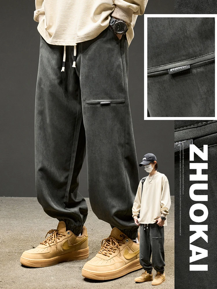 Ice Silk Loose Fit Casual Pants for Men Summer Thin Sle Qui Dry Sports Trousers Faionable American Workwear Brand
Ice Silk Loose Fit Casual Pants for Men Summer Thin Sle Qui Dry Sports Trousers Faionable American Workwear Brand