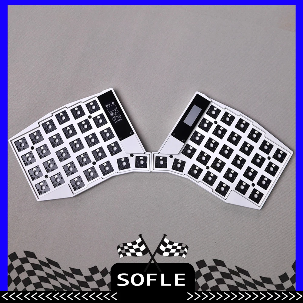 Sofle Split Keyboard Kit Dual Mode Bluetooth 2.4G Wireless Split Keyboard Kit Customized Hot Swap Choc V1/V2 Switch ZMK PC Gamer
Sofle Split Keyboard Kit Dual Mode Bluetooth 2.4G Wireless Split Keyboard Kit Customized Hot Swap Choc V1/V2 Switch ZMK PC Gamer