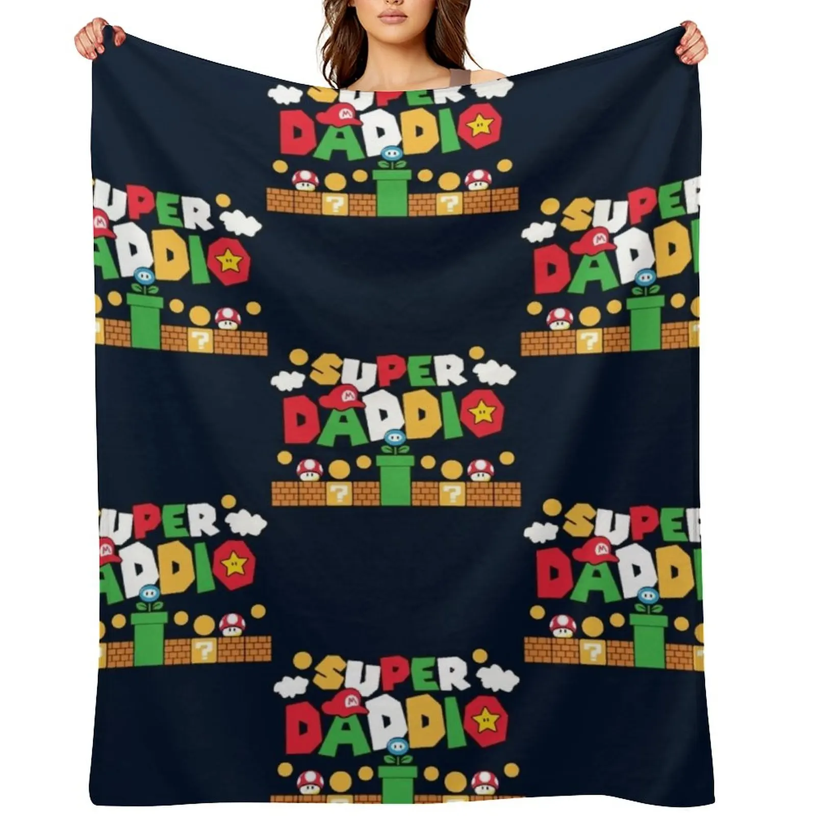 Chemise de jeu Super Daddio, chemise de nouveau papa, chemise Super Mommio, de fête des père Throw Blanket
Chemise de jeu Super Daddio, chemise de nouveau papa, chemise Super Mommio, de fête des père Throw Blanket