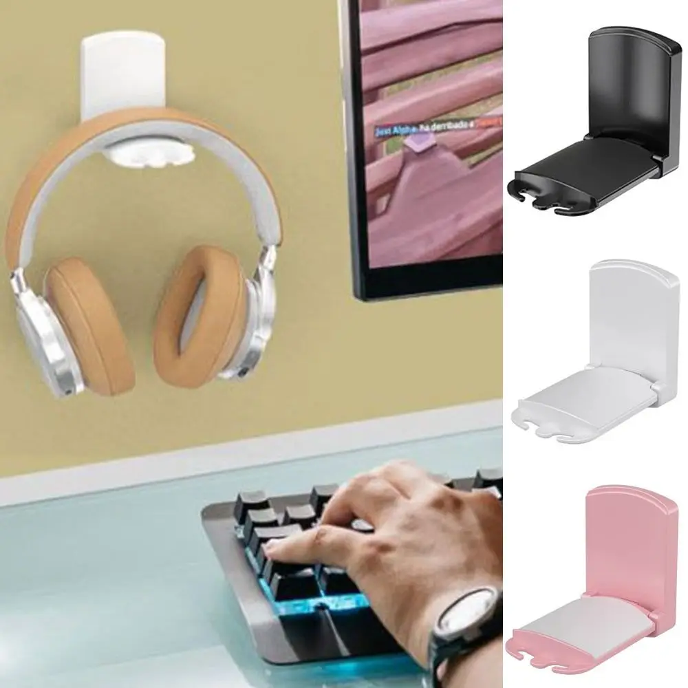 Creative Plastic Folding Headset Stand Wall Mounted Non-slip Headset Fold Holder Self-Adhesive Headphone Hanger Under Desk
Creative Plastic Folding Headset Stand Wall Mounted Non-slip Headset Fold Holder Self-Adhesive Headphone Hanger Under Desk