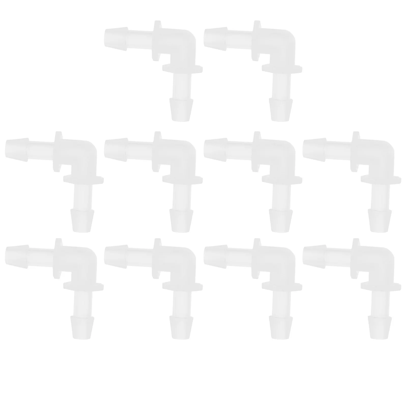 10Pcs 90 Degree PP Elbow Barbed Connectors Plastic Tubing Fittings Leak Proof Water Gas Tubes 90-Degree Elbow Connector
10Pcs 90 Degree PP Elbow Barbed Connectors Plastic Tubing Fittings Leak Proof Water Gas Tubes 90-Degree Elbow Connector