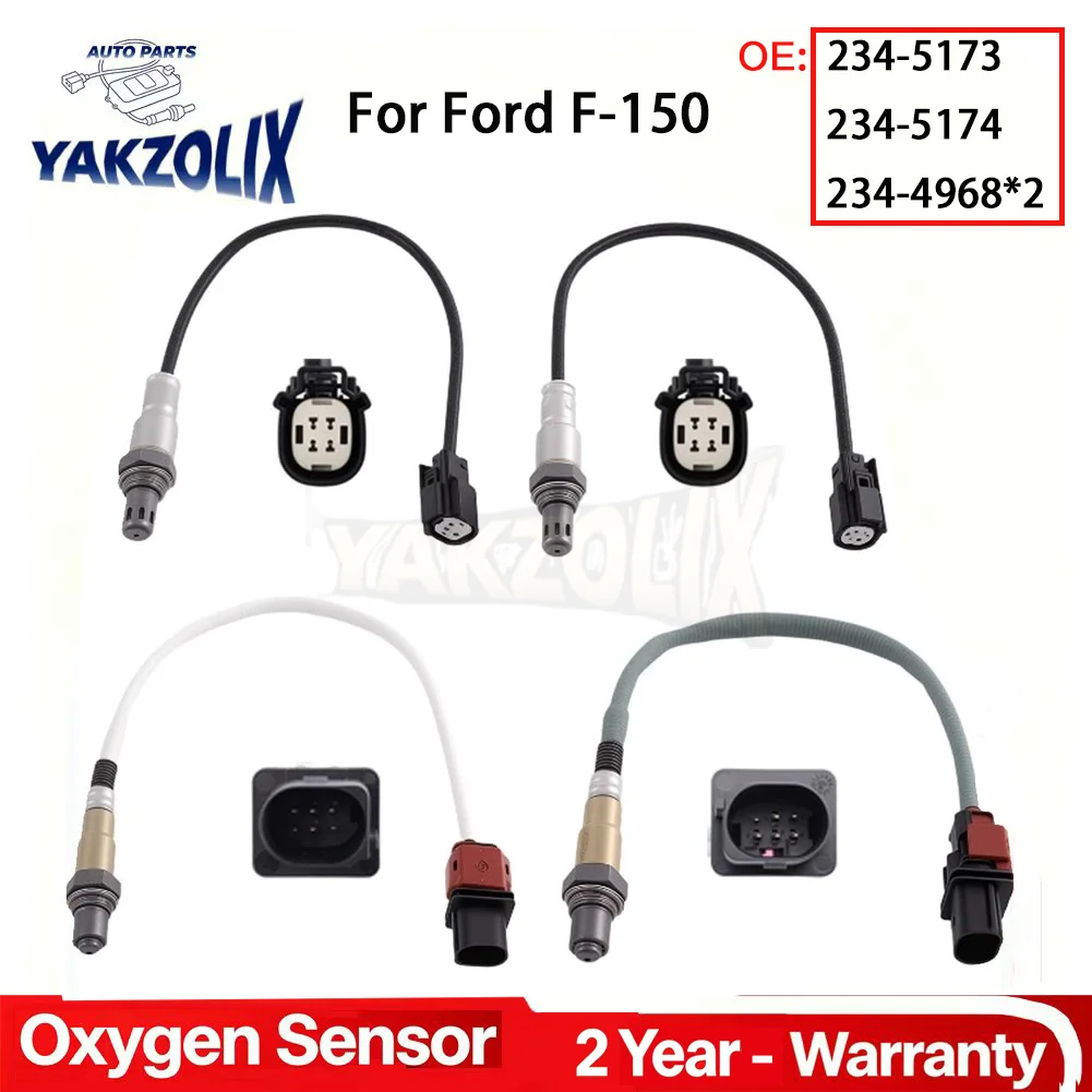 4Pcs for Ford F-150 2.7L 2015 2016 2017 Lambda Oxygen 02 Sensor Front Rear Upstream Downstream 234-5173 234-5174 234-4968
4Pcs for Ford F-150 2.7L 2015 2016 2017 Lambda Oxygen 02 Sensor Front Rear Upstream Downstream 234-5173 234-5174 234-4968