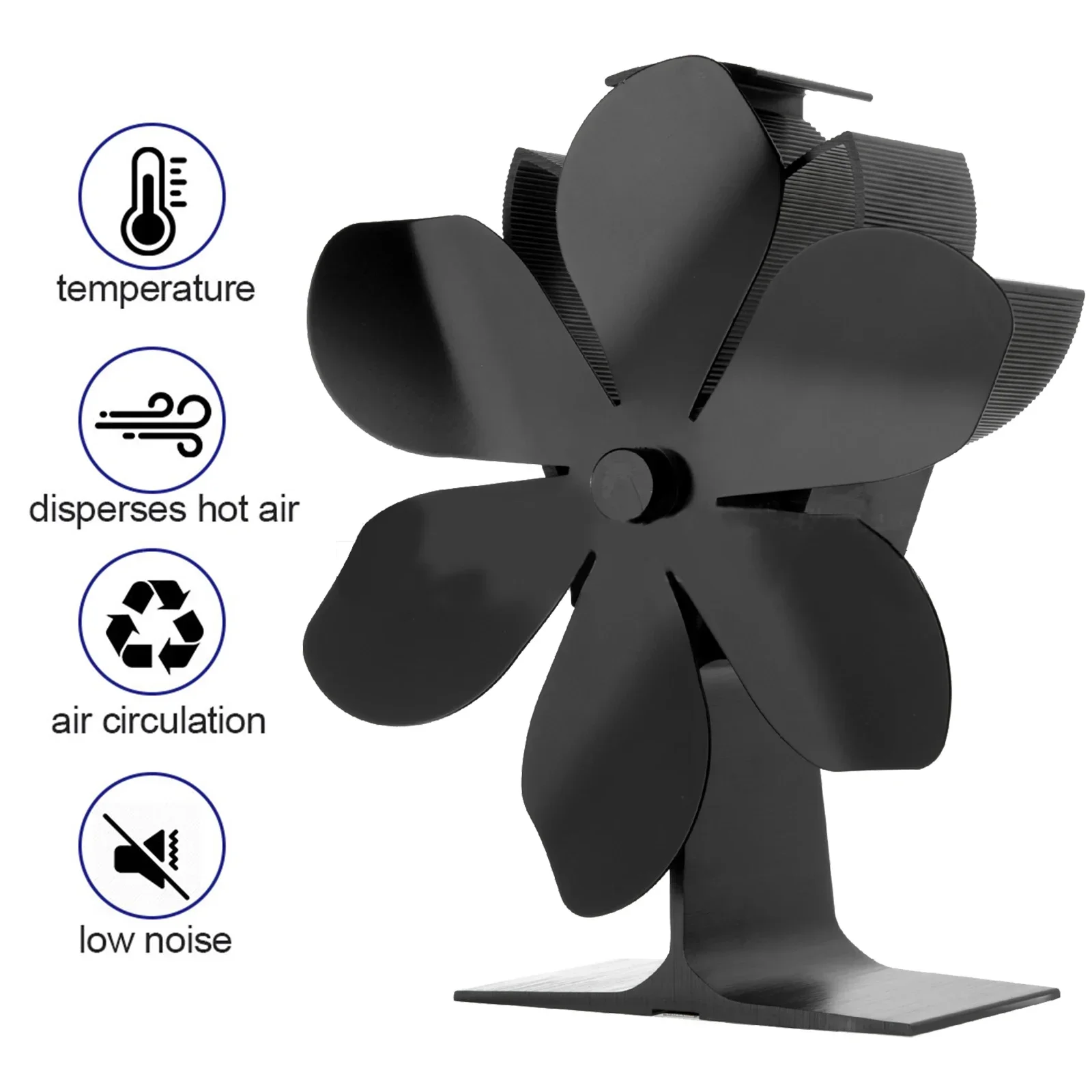 Stove Fan Fireplace Fan Thermometer With Magnetic 6 Blades Fireplace Fan Fireplace Stove Fan Quiet Operation Fan
Stove Fan Fireplace Fan Thermometer With Magnetic 6 Blades Fireplace Fan Fireplace Stove Fan Quiet Operation Fan