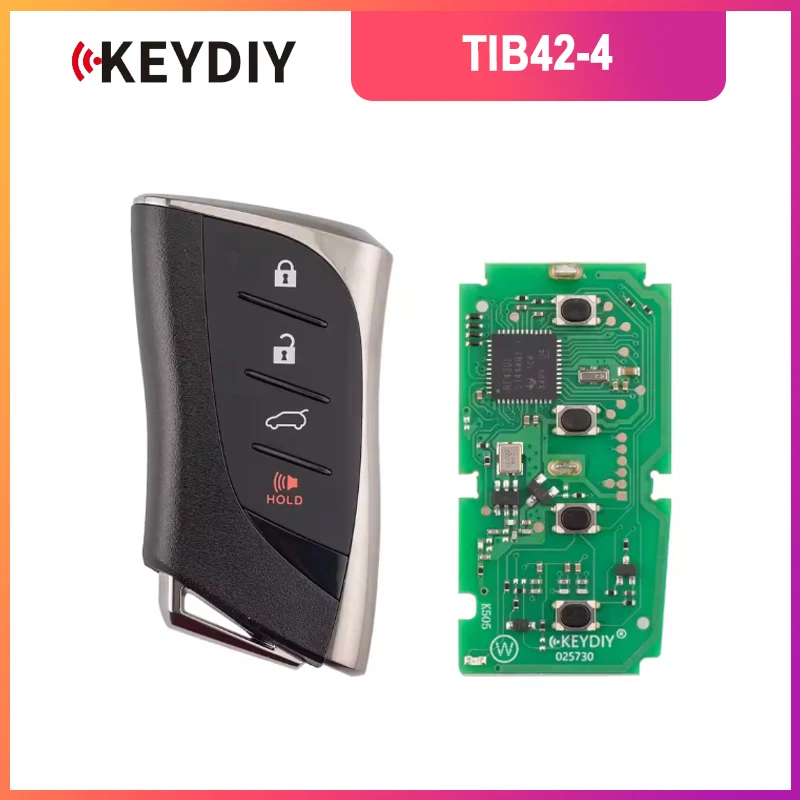 KEYDIY KD TIB42-4 Universal Smart Remote Key 3+1 Buttons With 8A 4D Chip for Lexus Type
KEYDIY KD TIB42-4 Universal Smart Remote Key 3+1 Buttons With 8A 4D Chip for Lexus Type