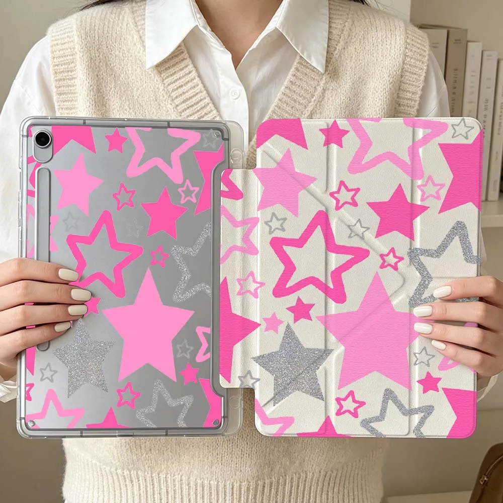 Cartoon Pink Silver Stars For Samsung Galaxy Tab S6 S7 S8 S9 S10 A8 A9 A11 Lite FE Plus 3Y Tablet Case Soft
Cartoon Pink Silver Stars For Samsung Galaxy Tab S6 S7 S8 S9 S10 A8 A9 A11 Lite FE Plus 3Y Tablet Case Soft