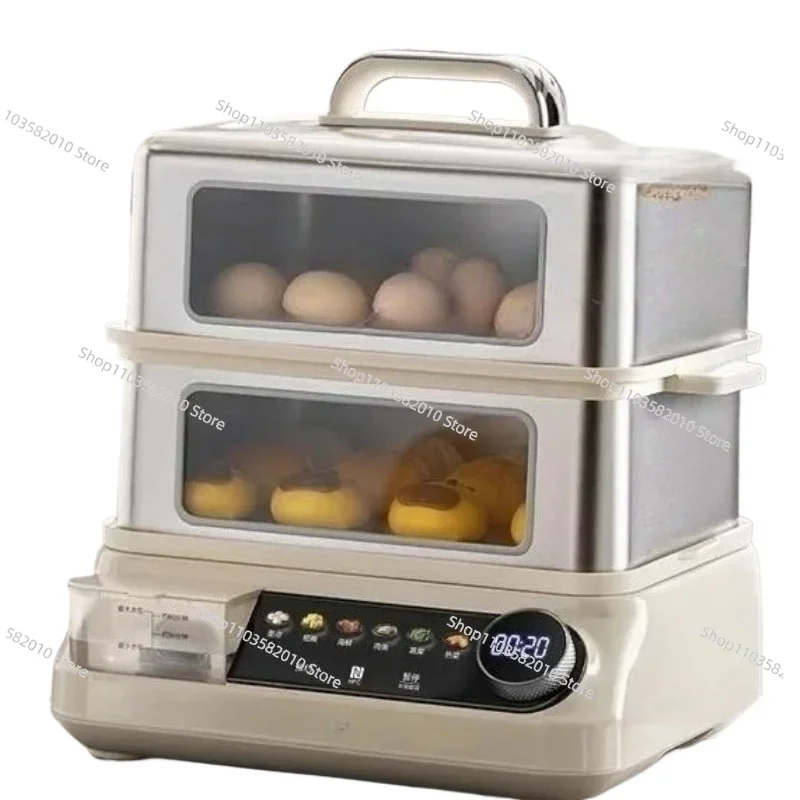 Be suitable for Steamer Electric steamer penetrates steaming window 16.5L large capacity household smart reservation insulation
Be suitable for Steamer Electric steamer penetrates steaming window 16.5L large capacity household smart reservation insulation