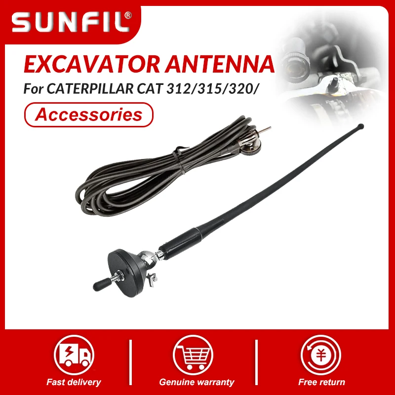 Excavator Cab radio signal Excavator antenna Excavator Accessories For CATERPILLAR CAT 312/315/320/325/329/330/336C/D
Excavator Cab radio signal Excavator antenna Excavator Accessories For CATERPILLAR CAT 312/315/320/325/329/330/336C/D