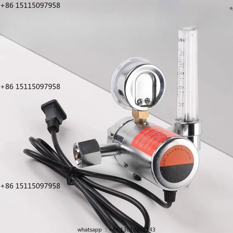 NEW Carbon Dioxide Pressure Reducing Valve Table All Copper Electric Heating Plug-in Cylinder Pressure Reducer
NEW Carbon Dioxide Pressure Reducing Valve Table All Copper Electric Heating Plug-in Cylinder Pressure Reducer