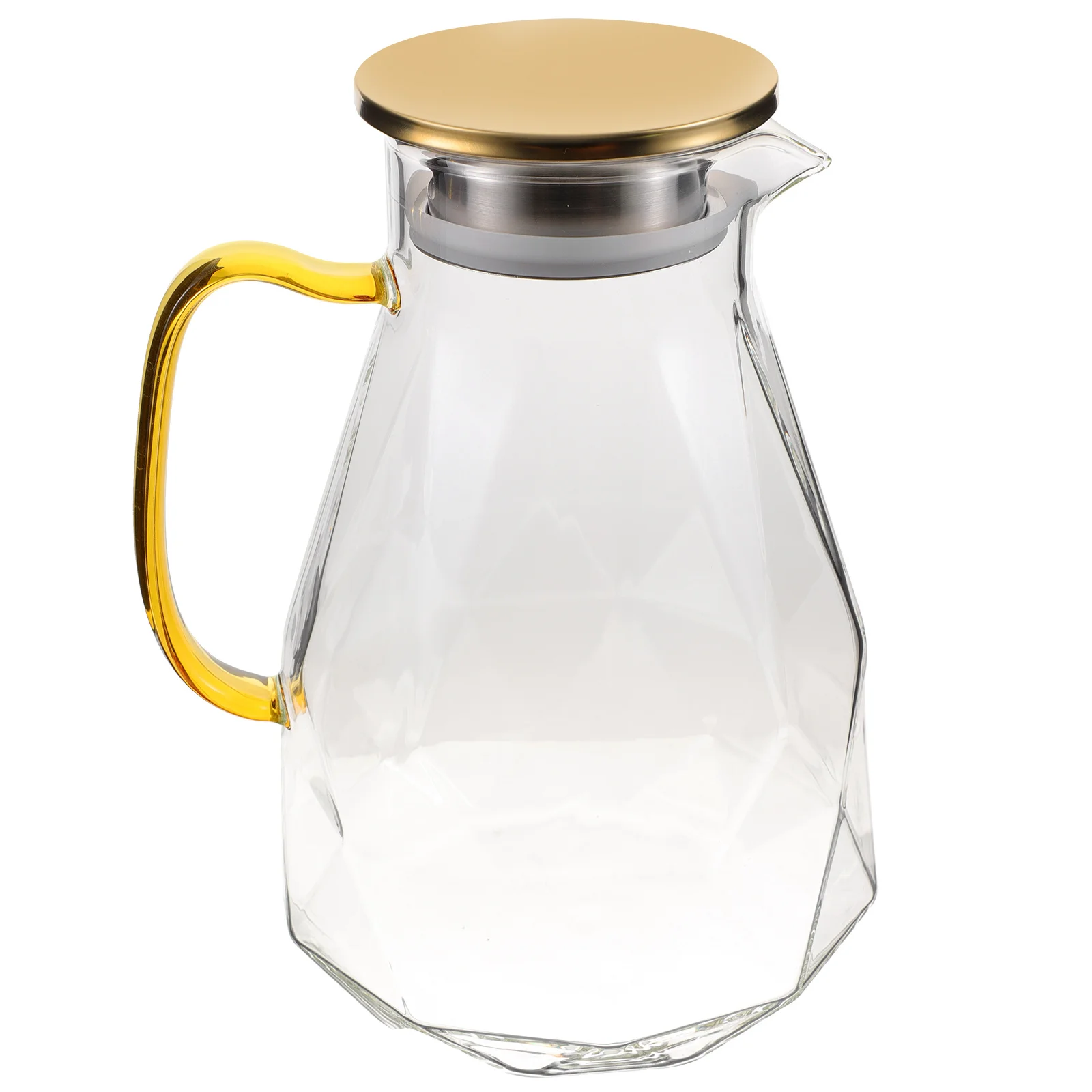 Diamond Cold Water Pitcher Large Volume Filter Lid Transparent Glass Jug Hot Cold Drinks Suitable Restaurant Home
Diamond Cold Water Pitcher Large Volume Filter Lid Transparent Glass Jug Hot Cold Drinks Suitable Restaurant Home