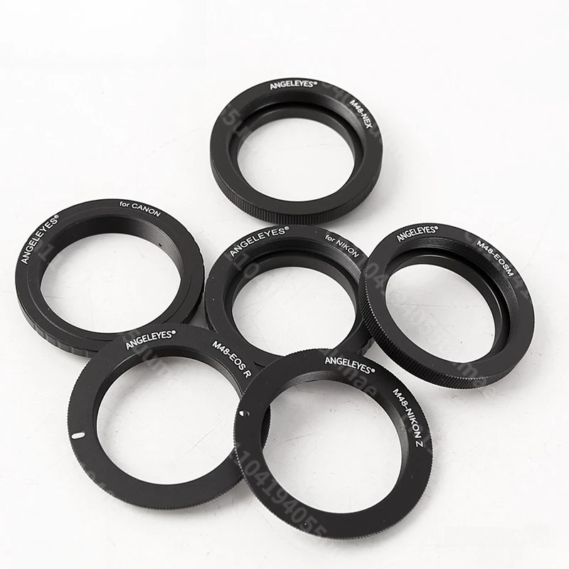 1PC M48 SLR Adapter Ring Mount EF Z RF E EF-M Suitable for Nikon, Canon, Sony Cameras Photography Astronomy Landscape
1PC M48 SLR Adapter Ring Mount EF Z RF E EF-M Suitable for Nikon, Canon, Sony Cameras Photography Astronomy Landscape