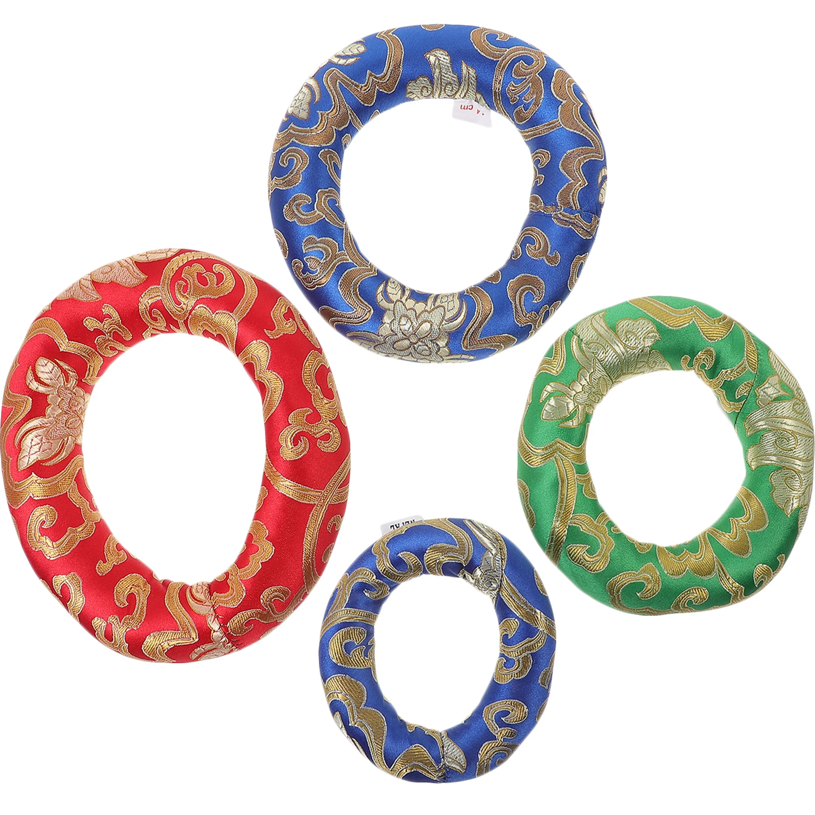 4pcs Singing Bowl Cushion 10-16cm Durable Round Ring Mat Tibetan Bowl Meditation Supplies Accessories
4pcs Singing Bowl Cushion 10-16cm Durable Round Ring Mat Tibetan Bowl Meditation Supplies Accessories