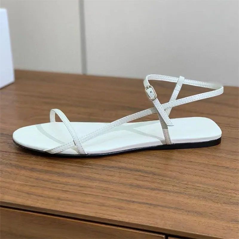 New Flat Sandals Women Genuine Leather Narrow Band Summer Shoes Woman Casual Holiday Sandals Woman Sandalias Mujer
New Flat Sandals Women Genuine Leather Narrow Band Summer Shoes Woman Casual Holiday Sandals Woman Sandalias Mujer